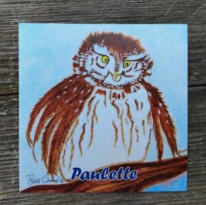 Autocollant paulette