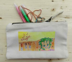 Trousse tissu. Collection Lustine